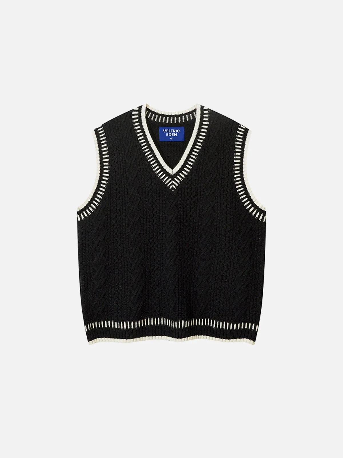 Aelfric Eden Cable-Knit Sweater Vest sold by Aelfric Eden product image thumbnail 3