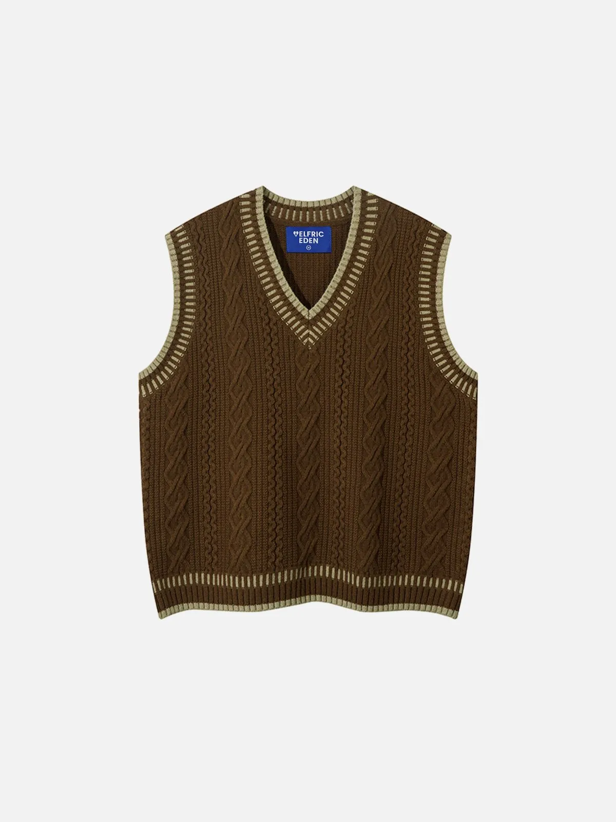 Aelfric Eden Cable-Knit Sweater Vest sold by Aelfric Eden product image thumbnail 2