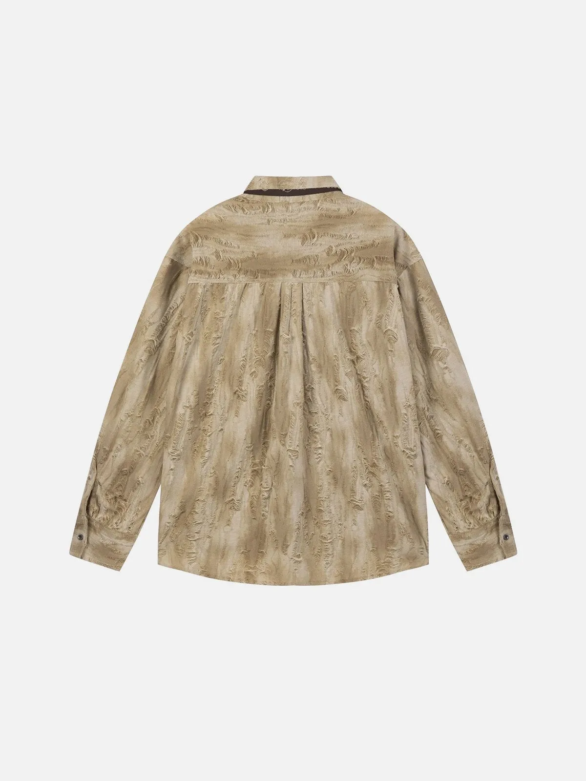 Aelfric Eden Distressed Tie Long Sleeve Shirt sold by Aelfric Eden product image thumbnail 2