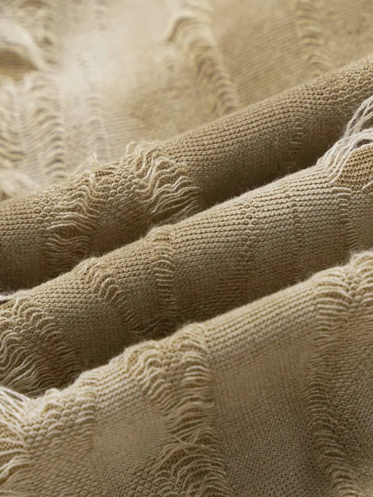 Aelfric Eden Distressed Tie Long Sleeve Shirt sold by Aelfric Eden product image thumbnail 4