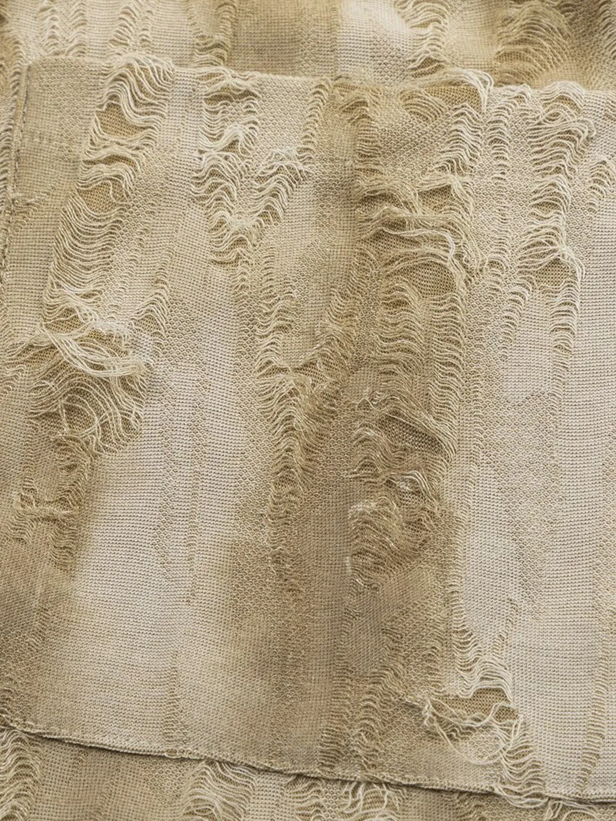 Aelfric Eden Distressed Tie Long Sleeve Shirt sold by Aelfric Eden product image thumbnail 3