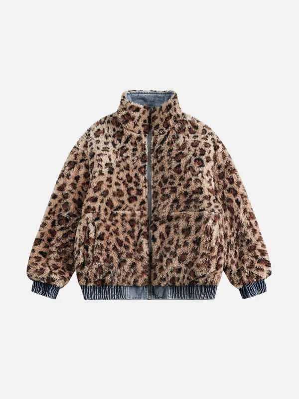 Aelfric Eden Leopard Print Reversible Coat sold by Aelfric Eden