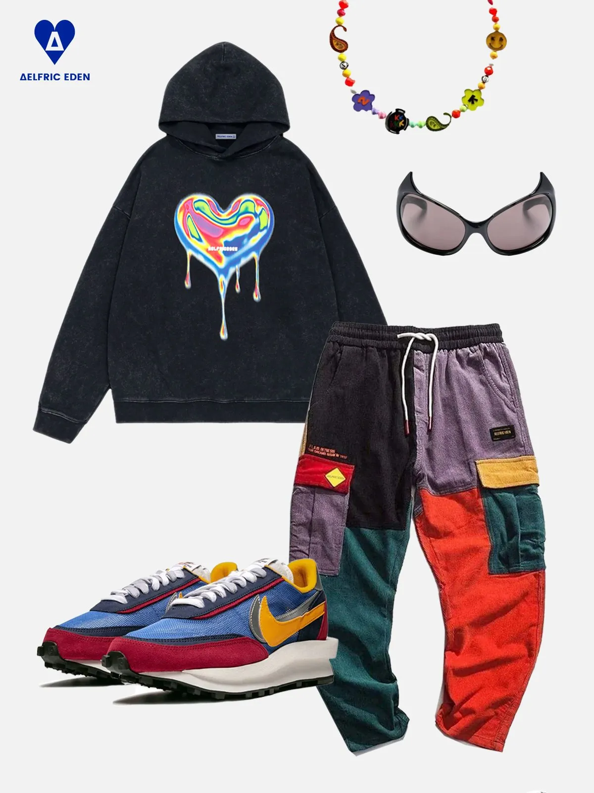 Aelfric Eden Thermal Imaging Heart Washed Hoodie sold by Aelfric Eden product image thumbnail 3