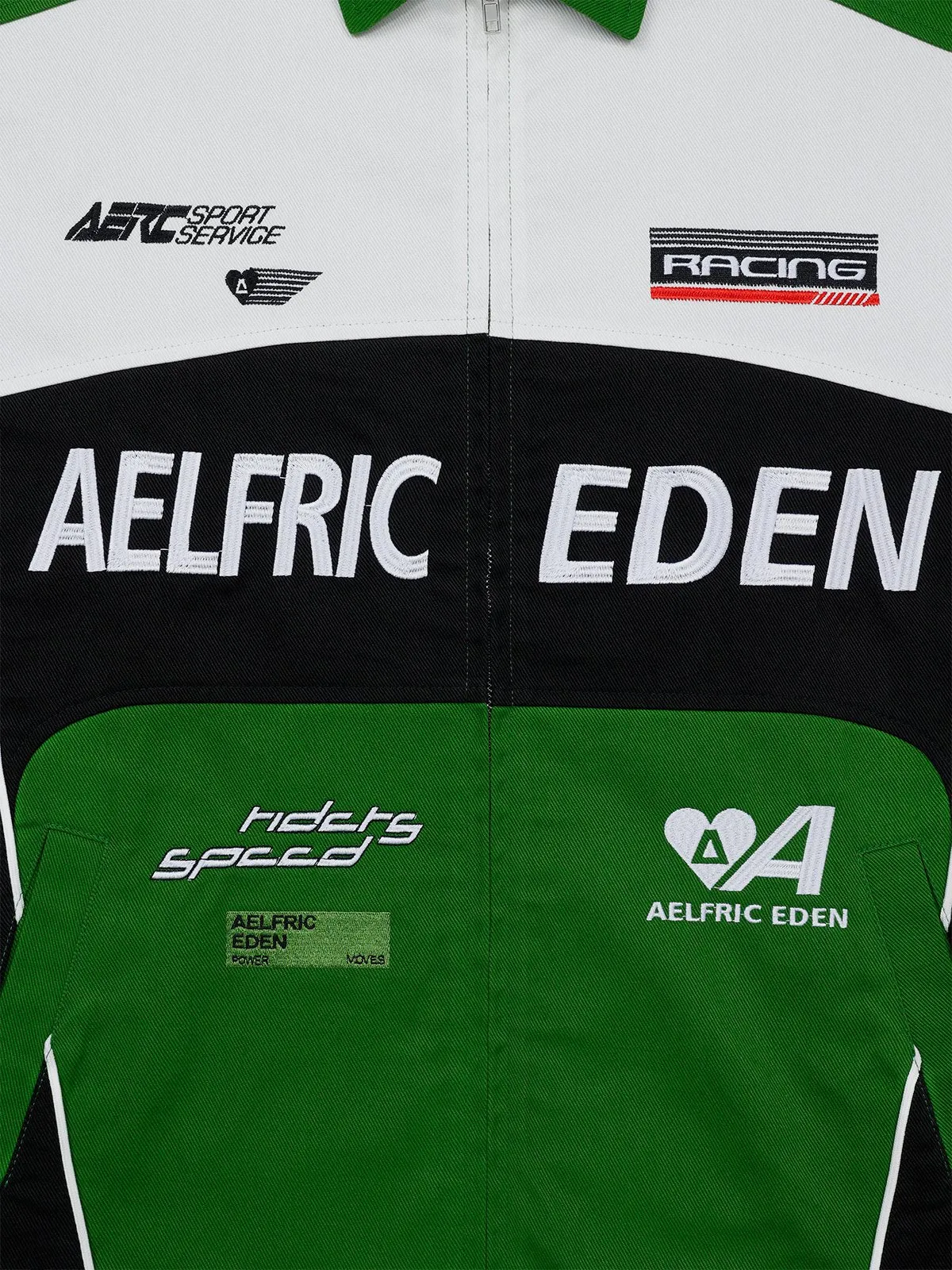Aelfric Eden Color Blocking Fold-Over Racing Jacket sold by Aelfric Eden product image thumbnail 4
