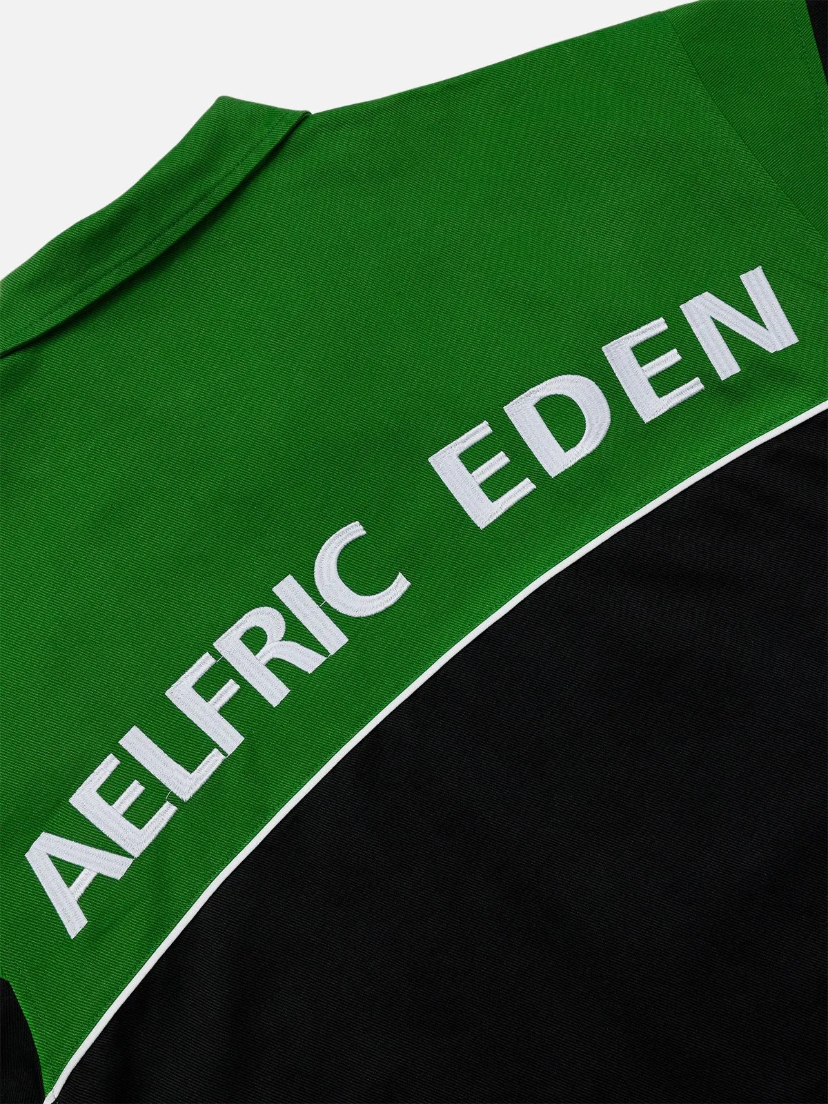 Aelfric Eden Color Blocking Fold-Over Racing Jacket sold by Aelfric Eden product image thumbnail 5