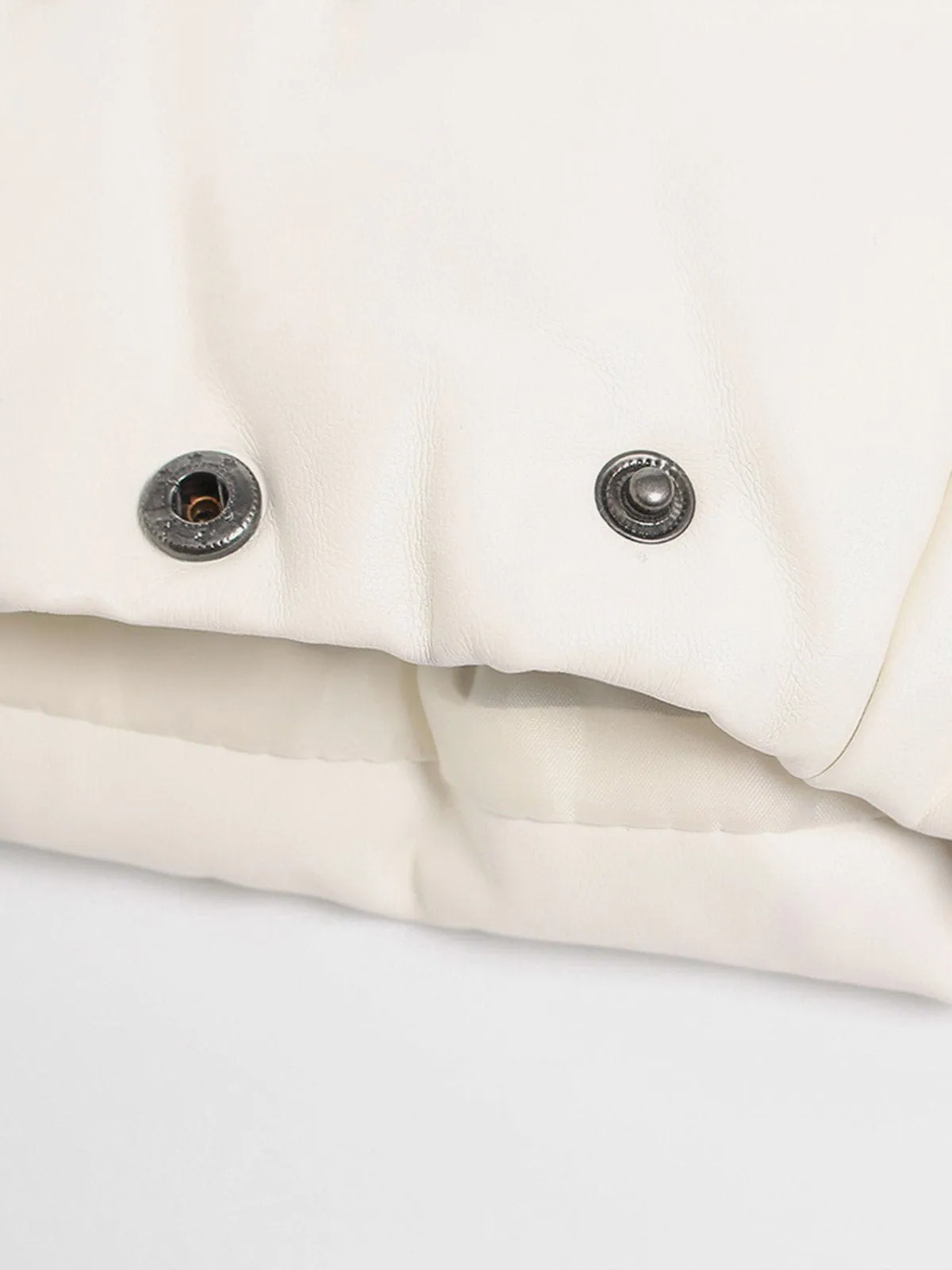 Aelfric Eden 3D Heart Cropped Faux Leather Coat sold by Aelfric Eden product image thumbnail 5