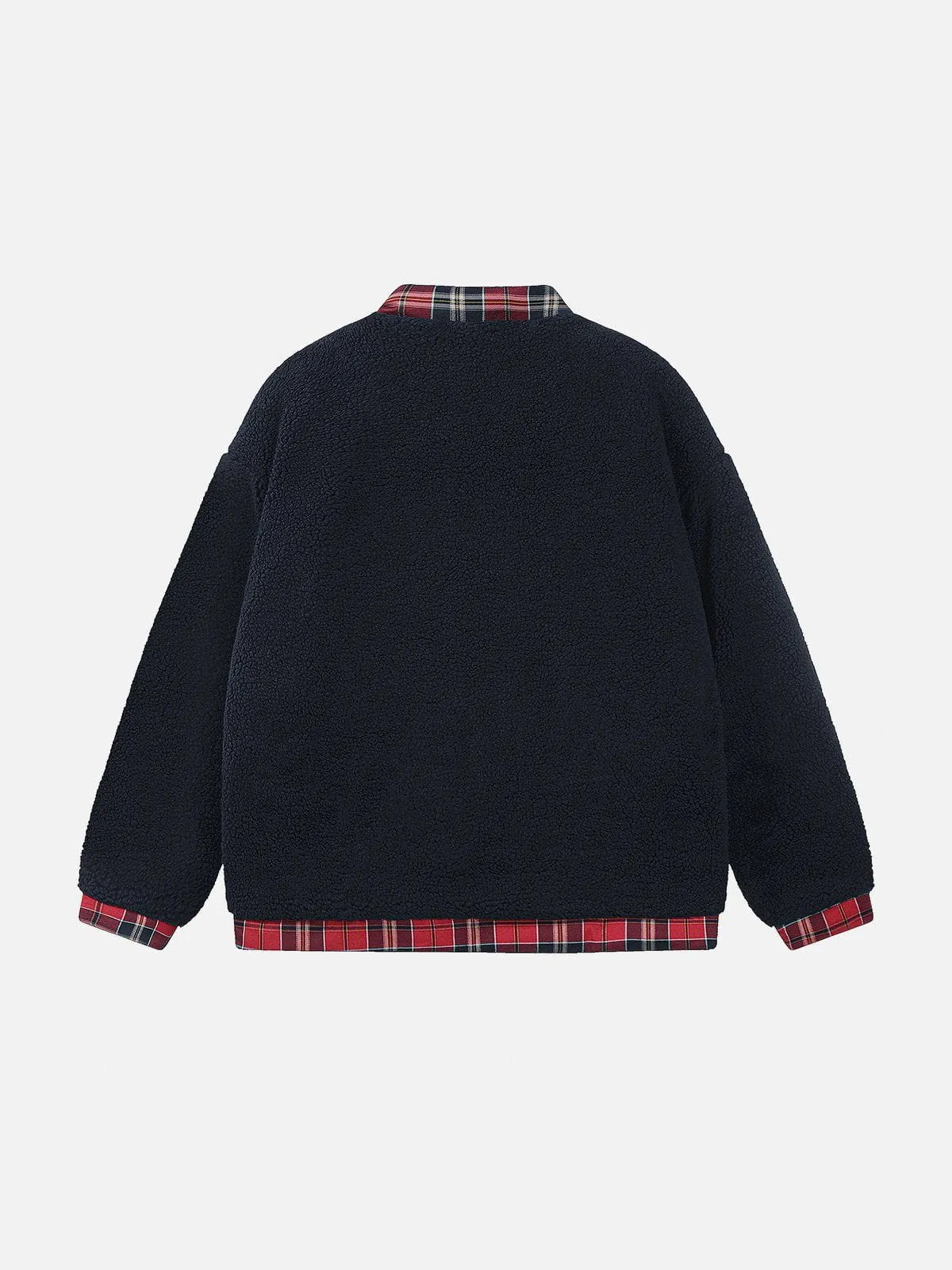 Aelfric Eden Plaid Star Polar Fleece Jacket sold by Aelfric Eden product image thumbnail 3