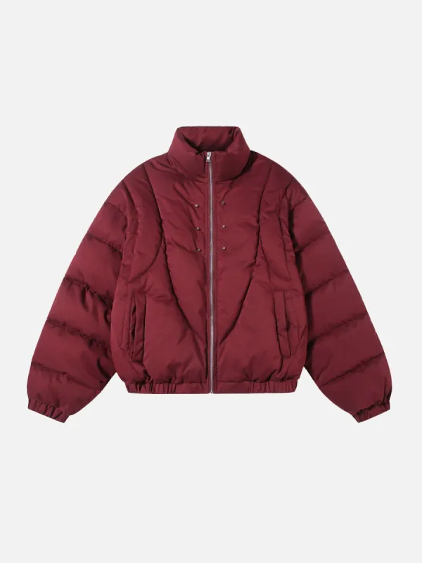 Aelfric Eden Burgundy Zip Up Coat sold by Aelfric Eden