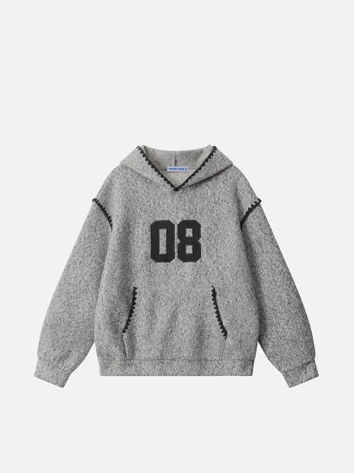 Aelfric Eden Ripple Patchwork Cropped Hoodie sold by Aelfric Eden