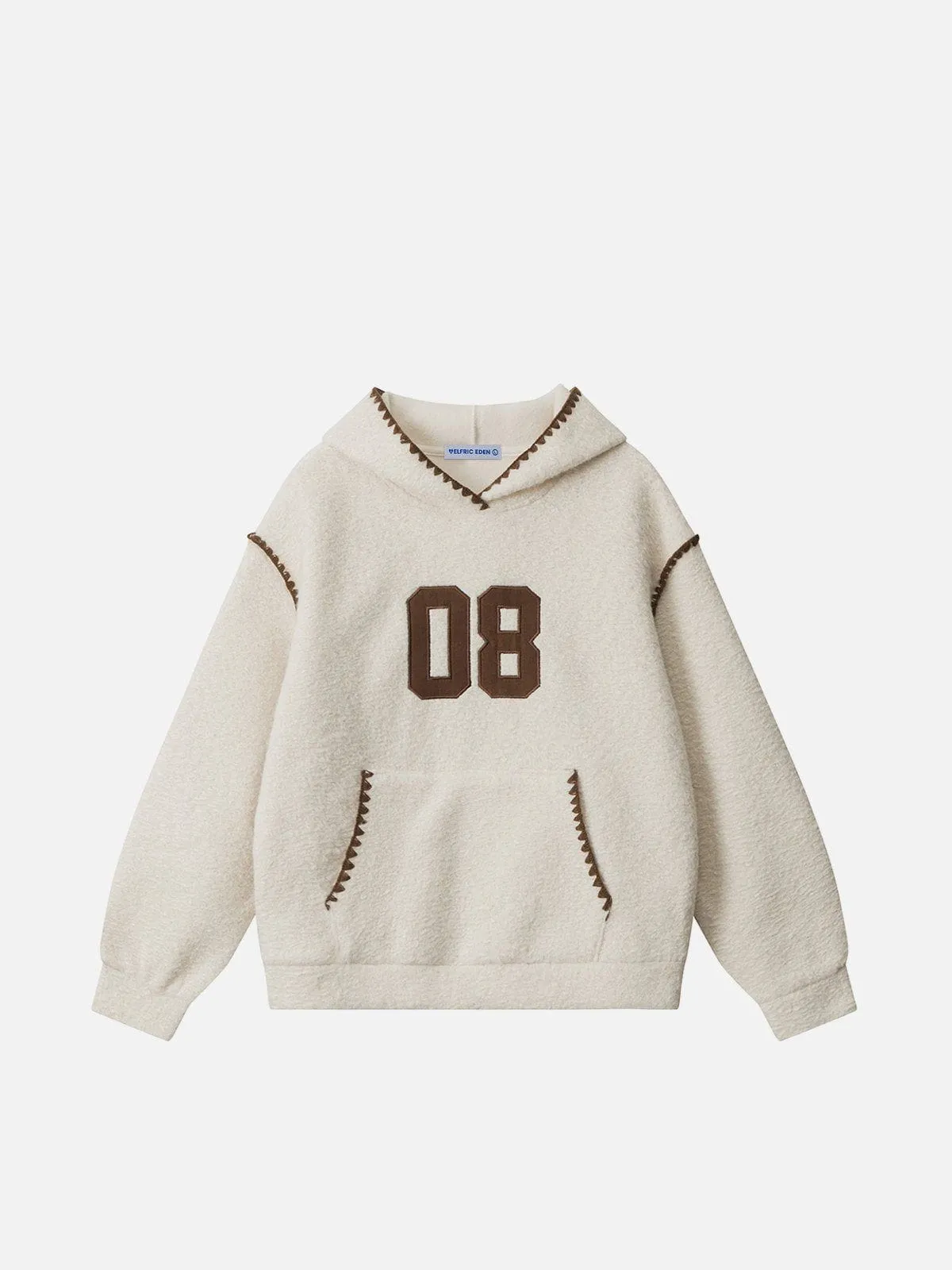 Aelfric Eden Ripple Patchwork Cropped Hoodie sold by Aelfric Eden product image thumbnail 2