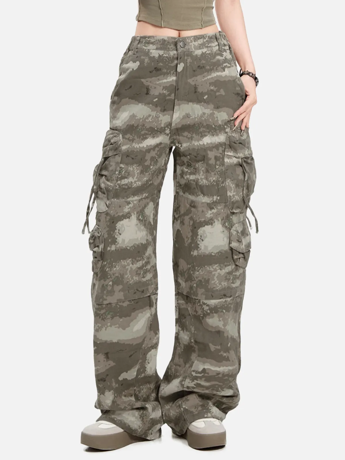 Aelfric Eden Camouflage Multi Pocket Cargo Pants sold by Aelfric Eden