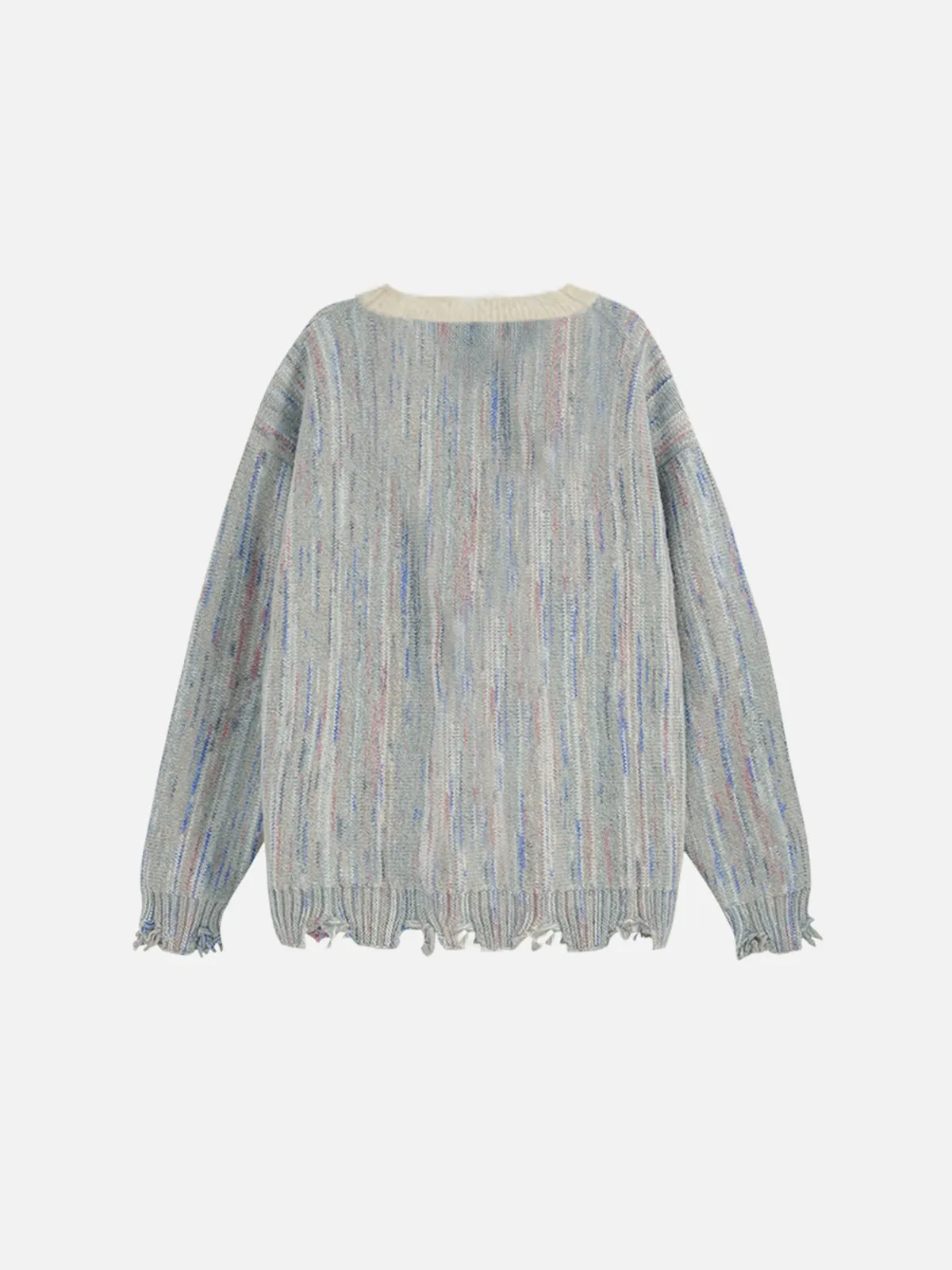 Aelfric Eden Colorful Stripe Distressed Cardigan sold by Aelfric Eden product image thumbnail 2