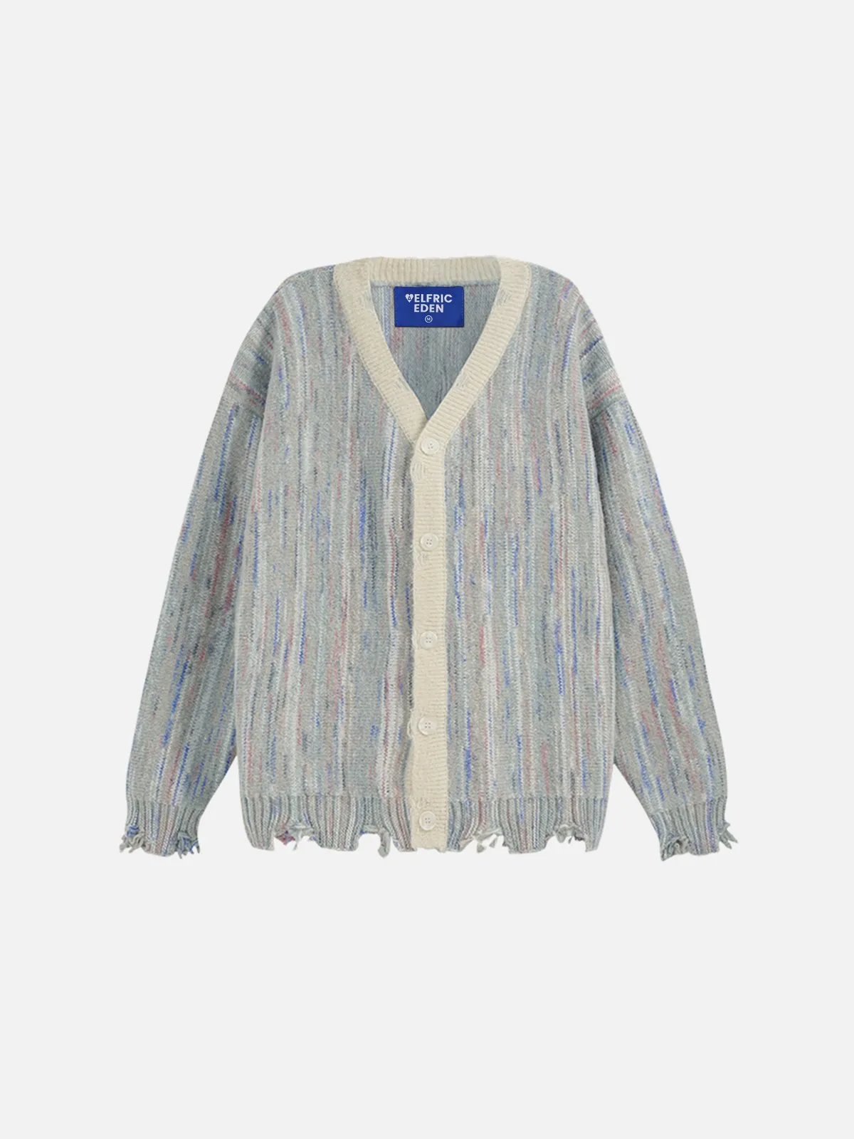 Aelfric Eden Colorful Stripe Distressed Cardigan sold by Aelfric Eden