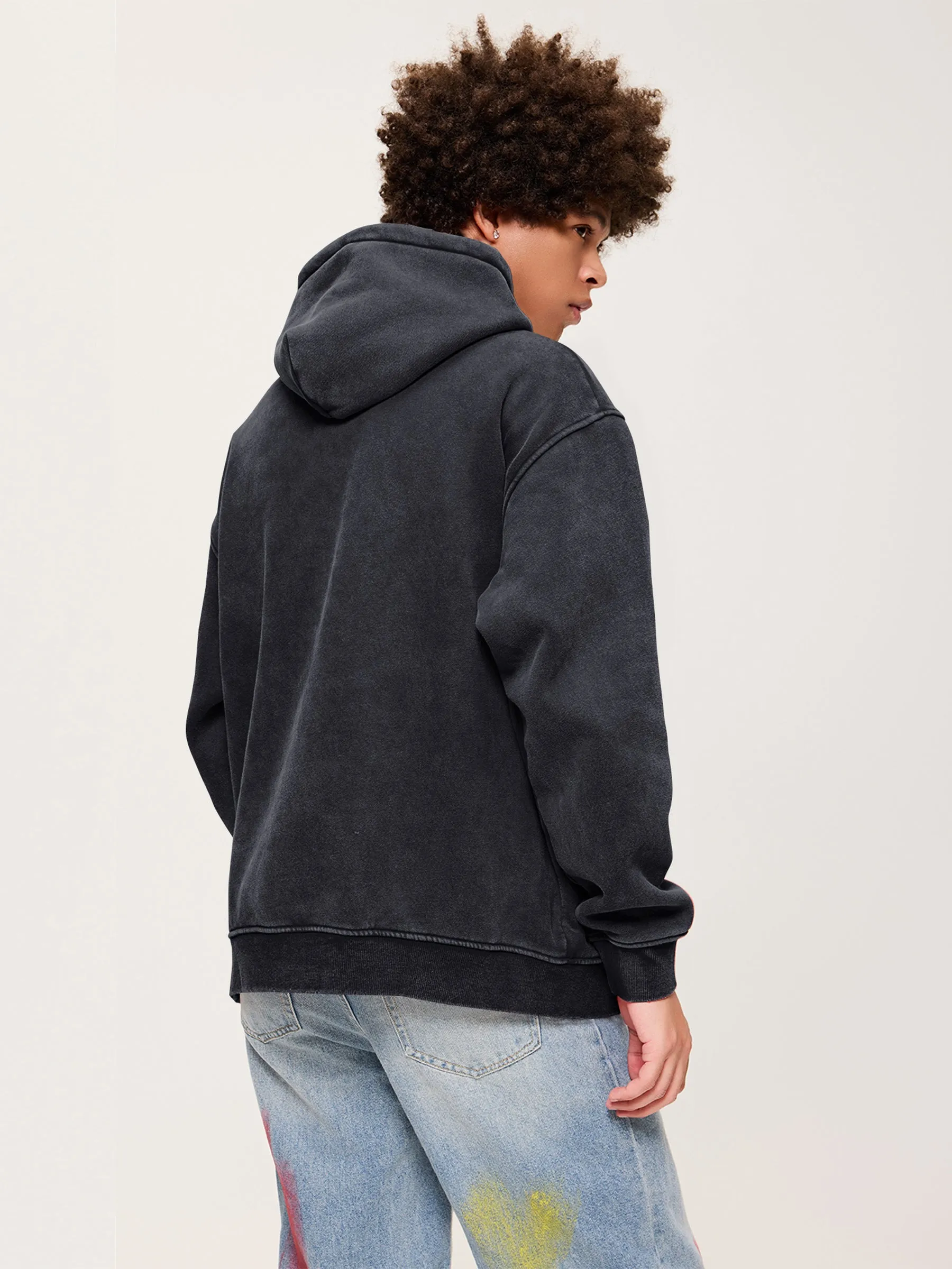 Aelfric Eden Embroidery Washed Pullover Hoodie sold by Aelfric Eden product image thumbnail 5