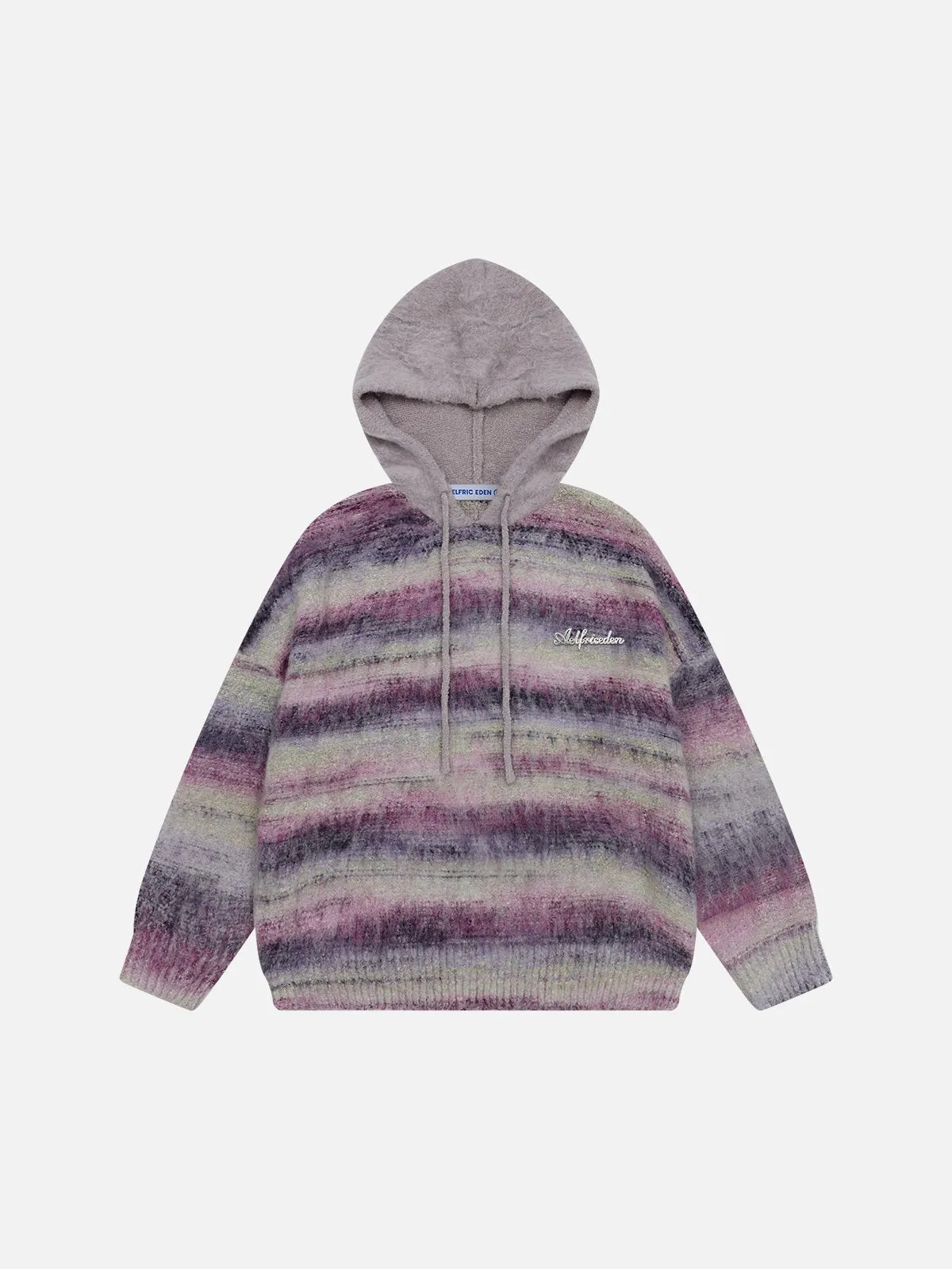 Aelfric Eden Gradient Stripe Knit Hoodie sold by Aelfric Eden product image thumbnail 5