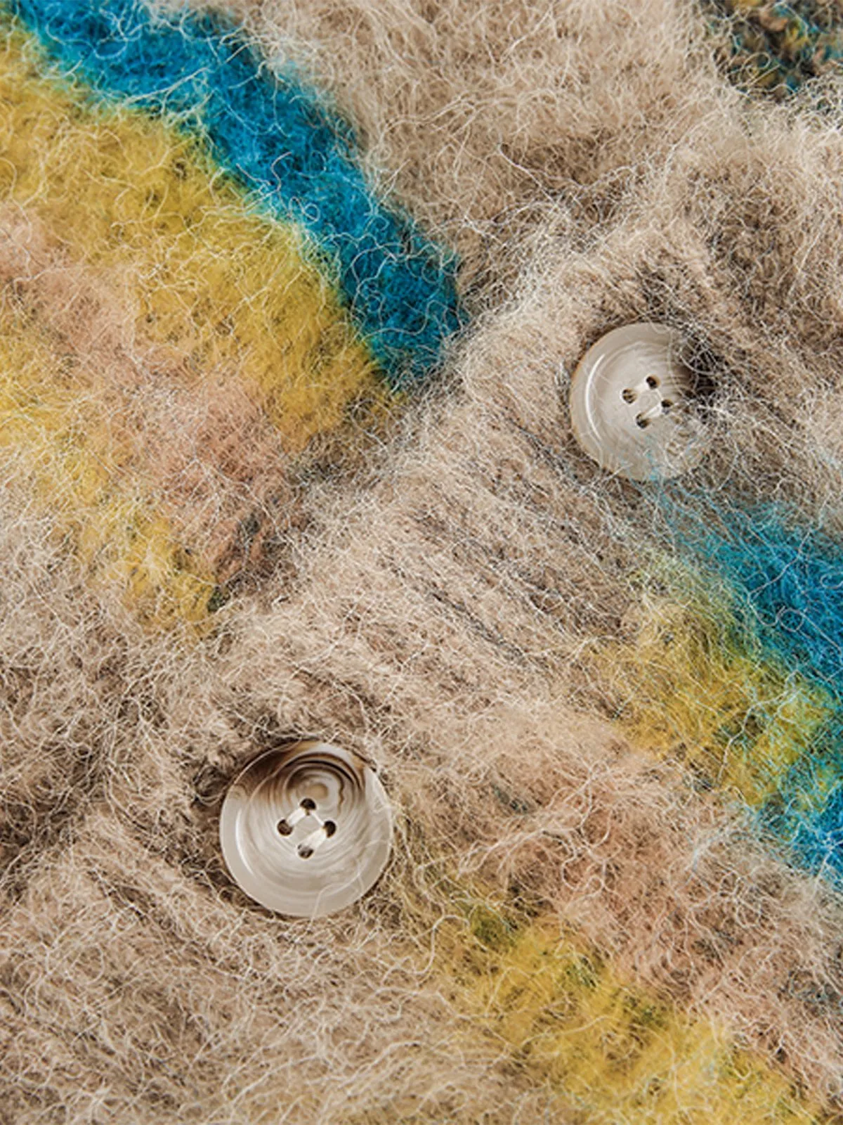 Aelfric Eden Irregular Graphic Wool Cardigan sold by Aelfric Eden product image thumbnail 3