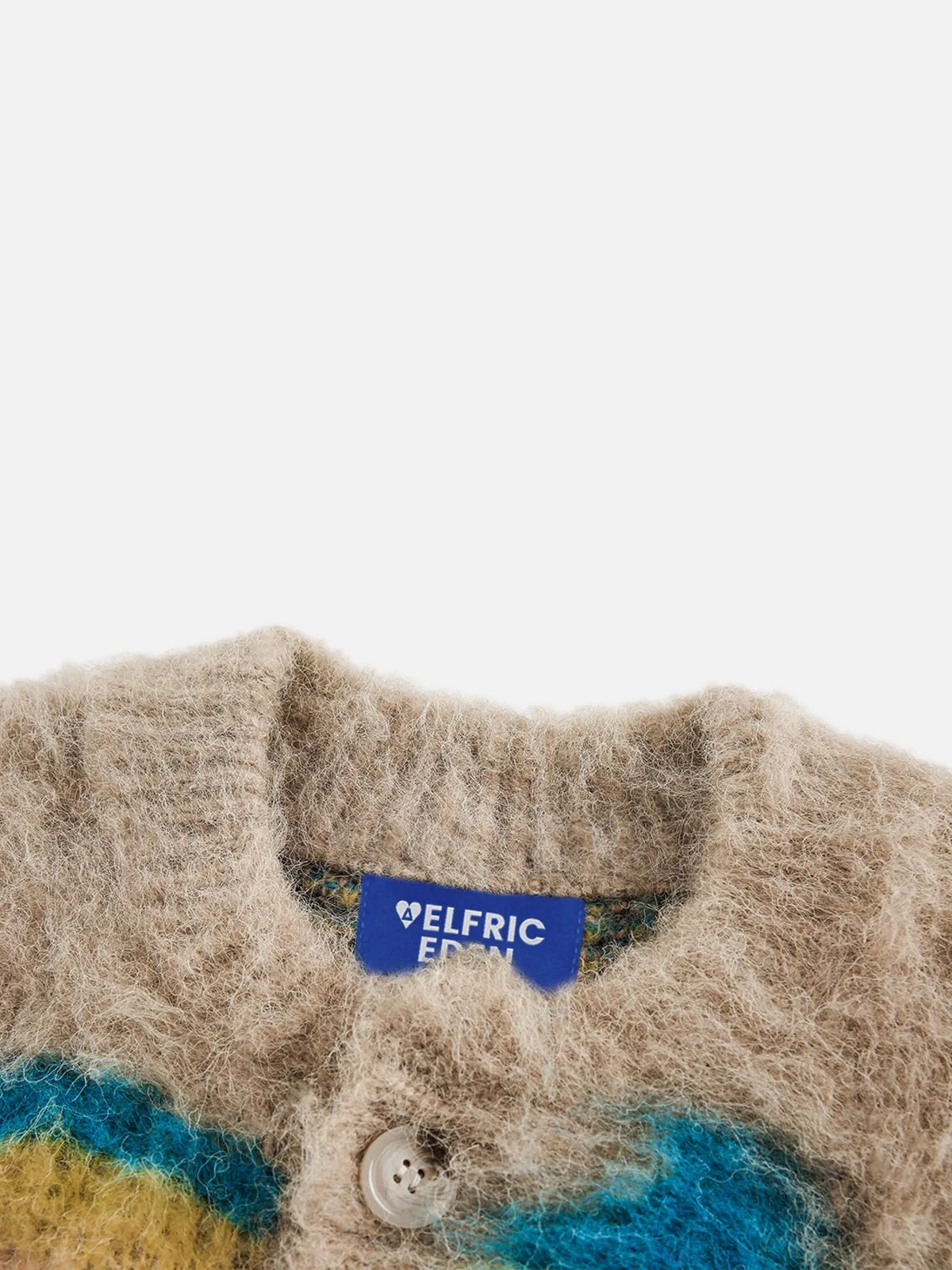 Aelfric Eden Irregular Graphic Wool Cardigan sold by Aelfric Eden product image thumbnail 4