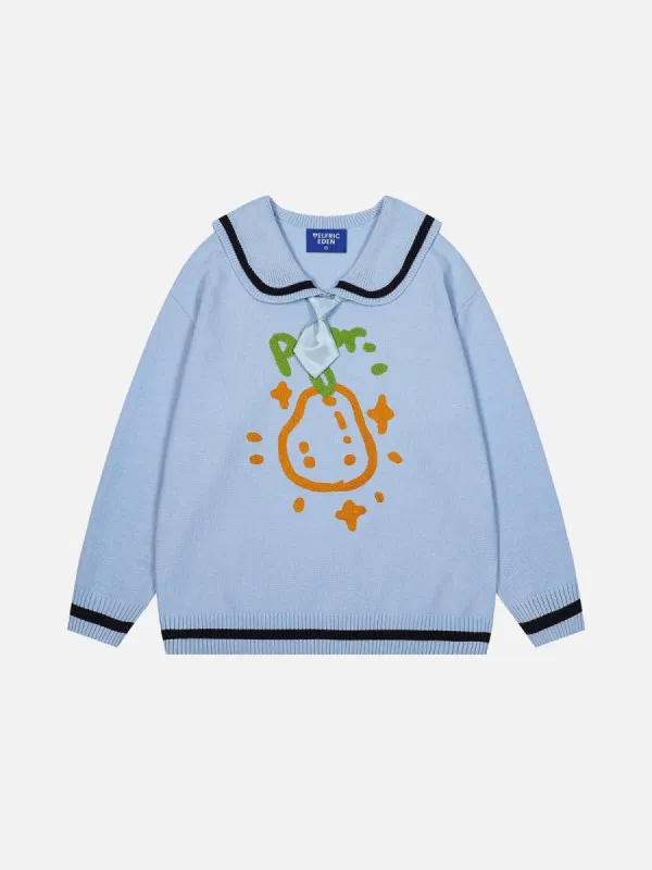 Aelfric Eden Pear Graphic Sweater made by Aelfric Eden