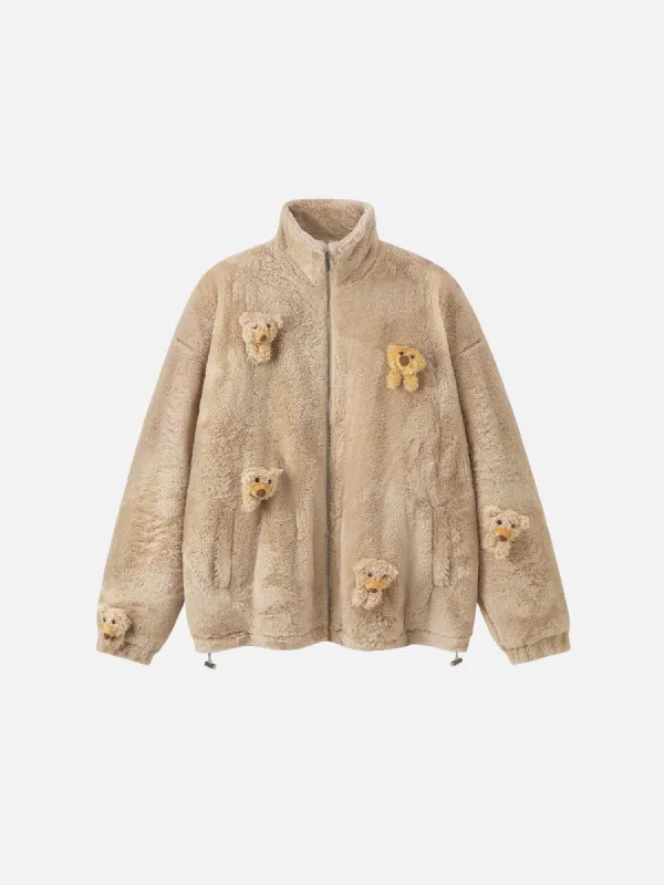 Aelfric Eden 3D Bear Sherpa Coat sold by Aelfric Eden