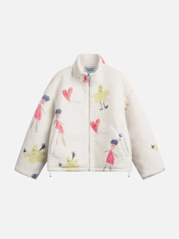 Aelfric Eden Cartoon Graffiti Coat sold by Aelfric Eden