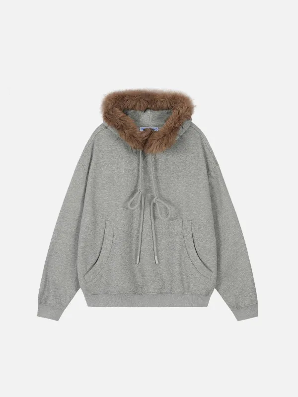 Aelfric Eden Plush Patchwork Hoodie sold by Aelfric Eden