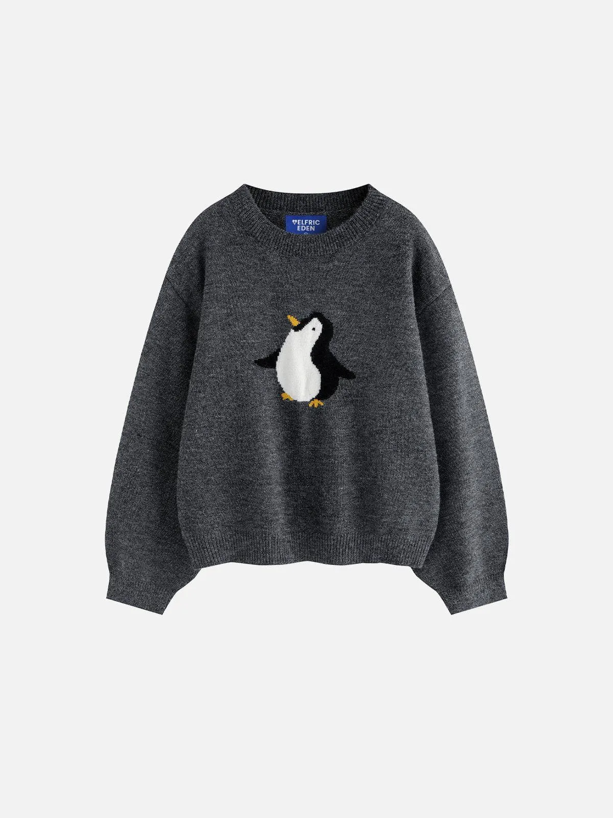 Aelfric Eden Penguin Graphic Cropped Sweater sold by Aelfric Eden product image thumbnail 2