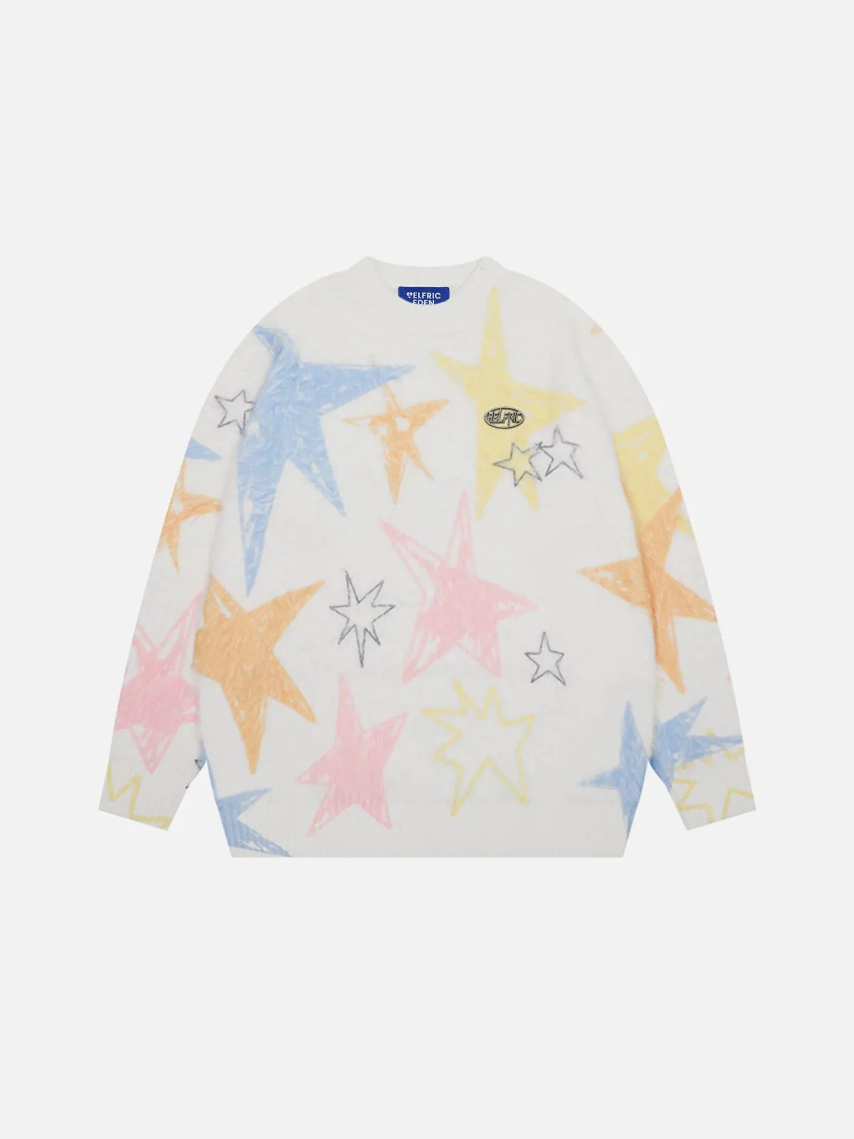 Aelfric Eden Colorful Graffiti Star Sweater sold by Aelfric Eden