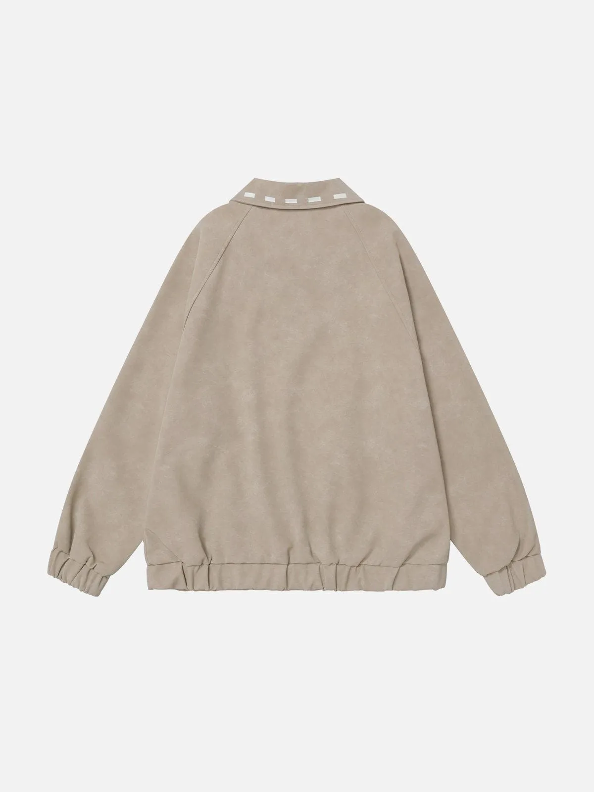 Aelfric Eden Lace Patchwork Faux Leather Jacket sold by Aelfric Eden product image thumbnail 3