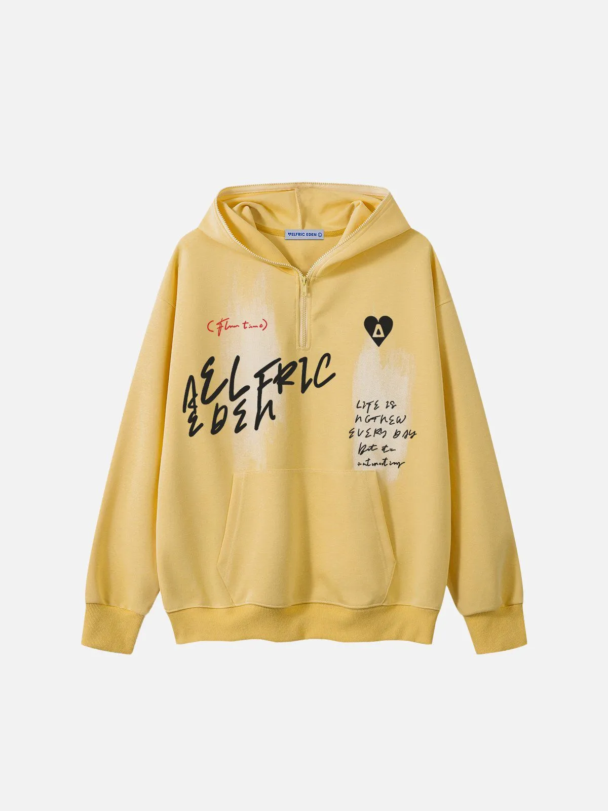 Aelfric Eden Graffiti Half Zip Up Hoodie sold by Aelfric Eden