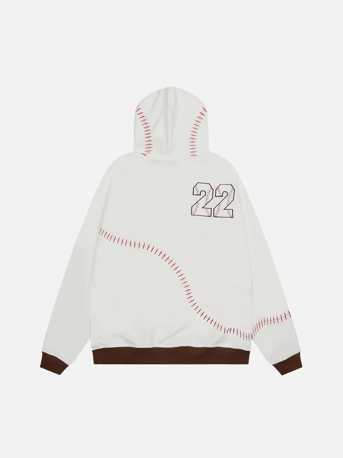 Aelfric Eden Base Ball Graphic Zip Up Hoodie sold by Aelfric Eden product image thumbnail 2