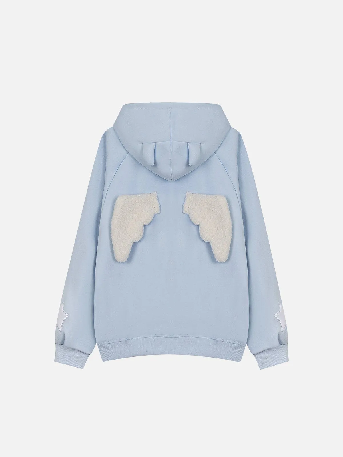 Aelfric Eden Wing Patchwork Zip Up Hoodie sold by Aelfric Eden product image thumbnail 4