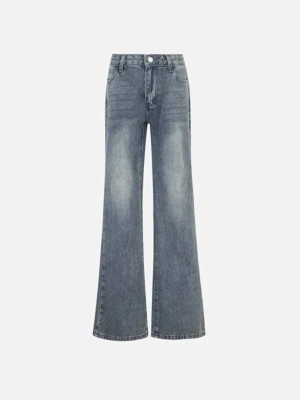 Aelfric Eden Basic Washed Low-Rise Jeans sold by Aelfric Eden