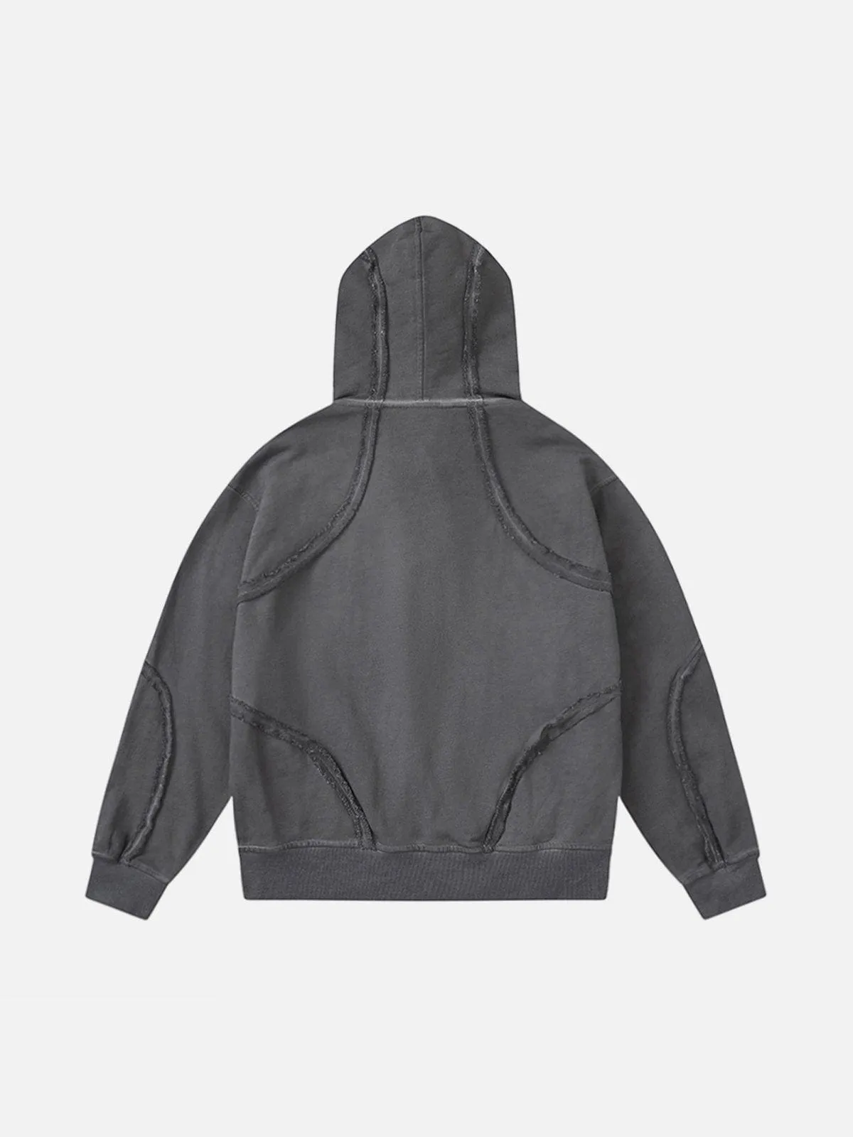 Aelfric Eden Fringe Patchwork Zip Up Hoodie sold by Aelfric Eden product image thumbnail 2