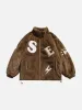 Aelfric Eden Embroidery Patchwork Sherpa Coat sold by Aelfric Eden