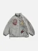 Aelfric Eden Embroidery Patchwork Sherpa Coat sold by Aelfric Eden