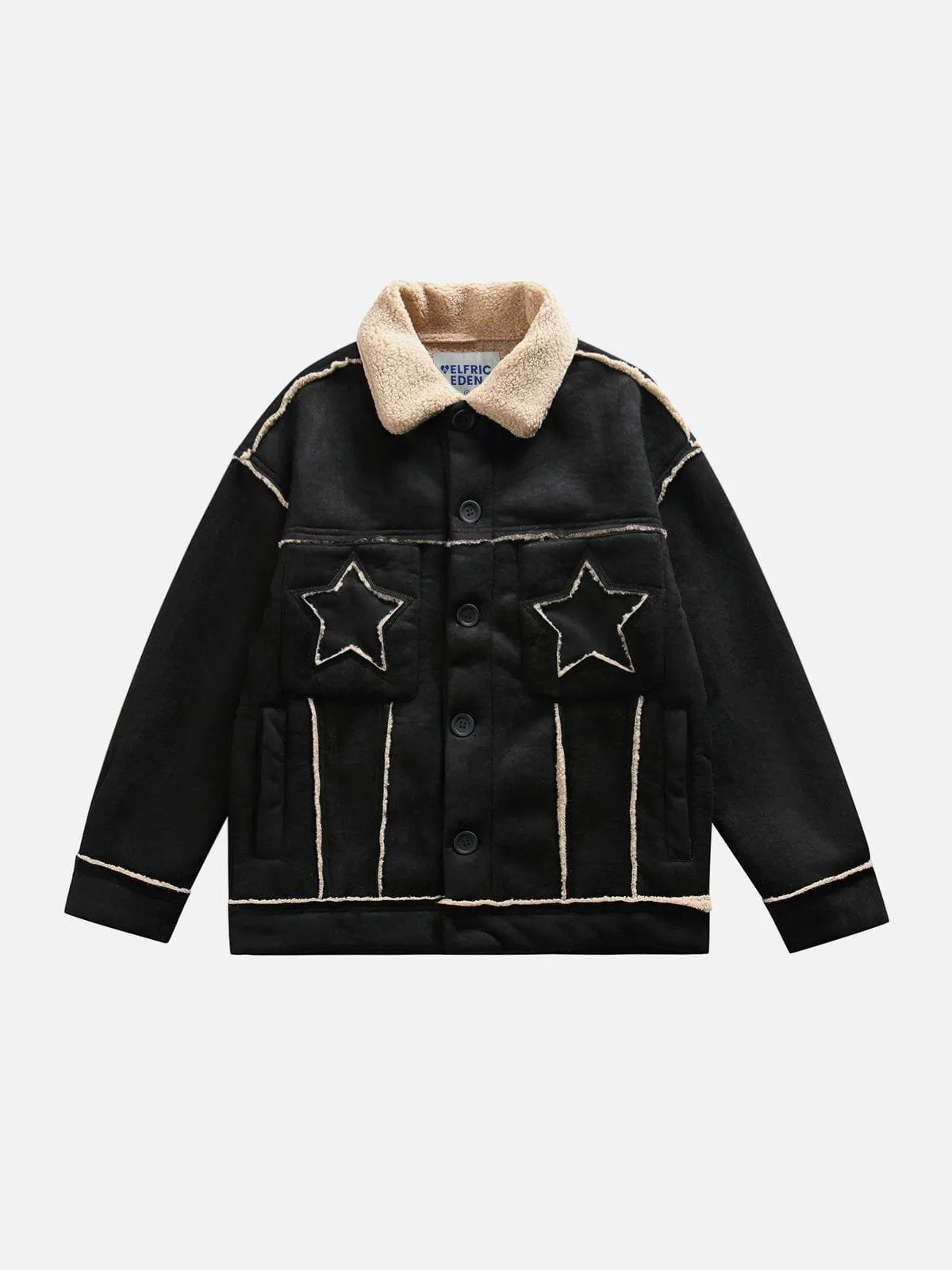 Aelfric Eden Star Patchwork Coat sold by Aelfric Eden product image thumbnail 2