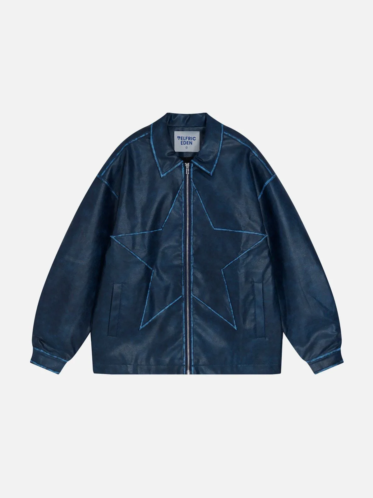 Aelfric Eden Star Faux Leather Jacket sold by Aelfric Eden