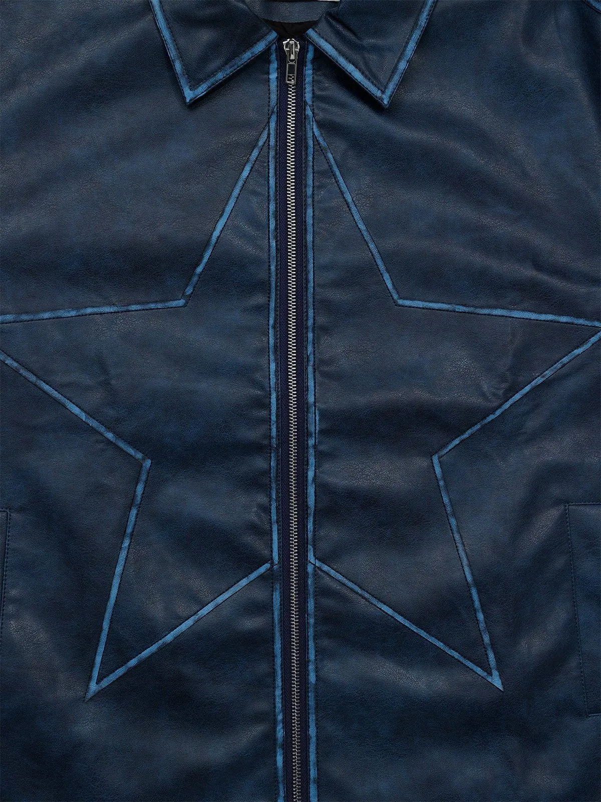 Aelfric Eden Star Faux Leather Jacket sold by Aelfric Eden product image thumbnail 4