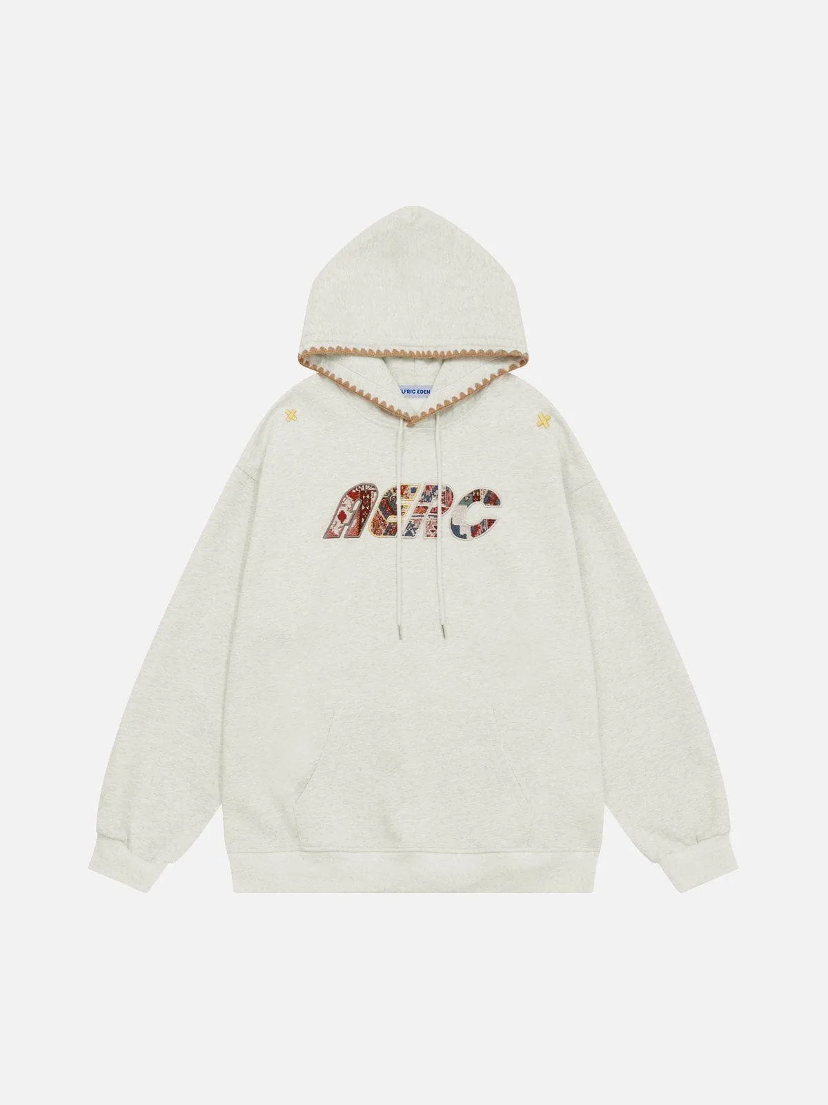 Aelfric Eden Embroidery Fair Isle Hoodie sold by Aelfric Eden