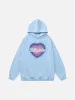 Aelfric Eden Dip Dye Heart Graphic Pullover Hoodie sold by Aelfric Eden