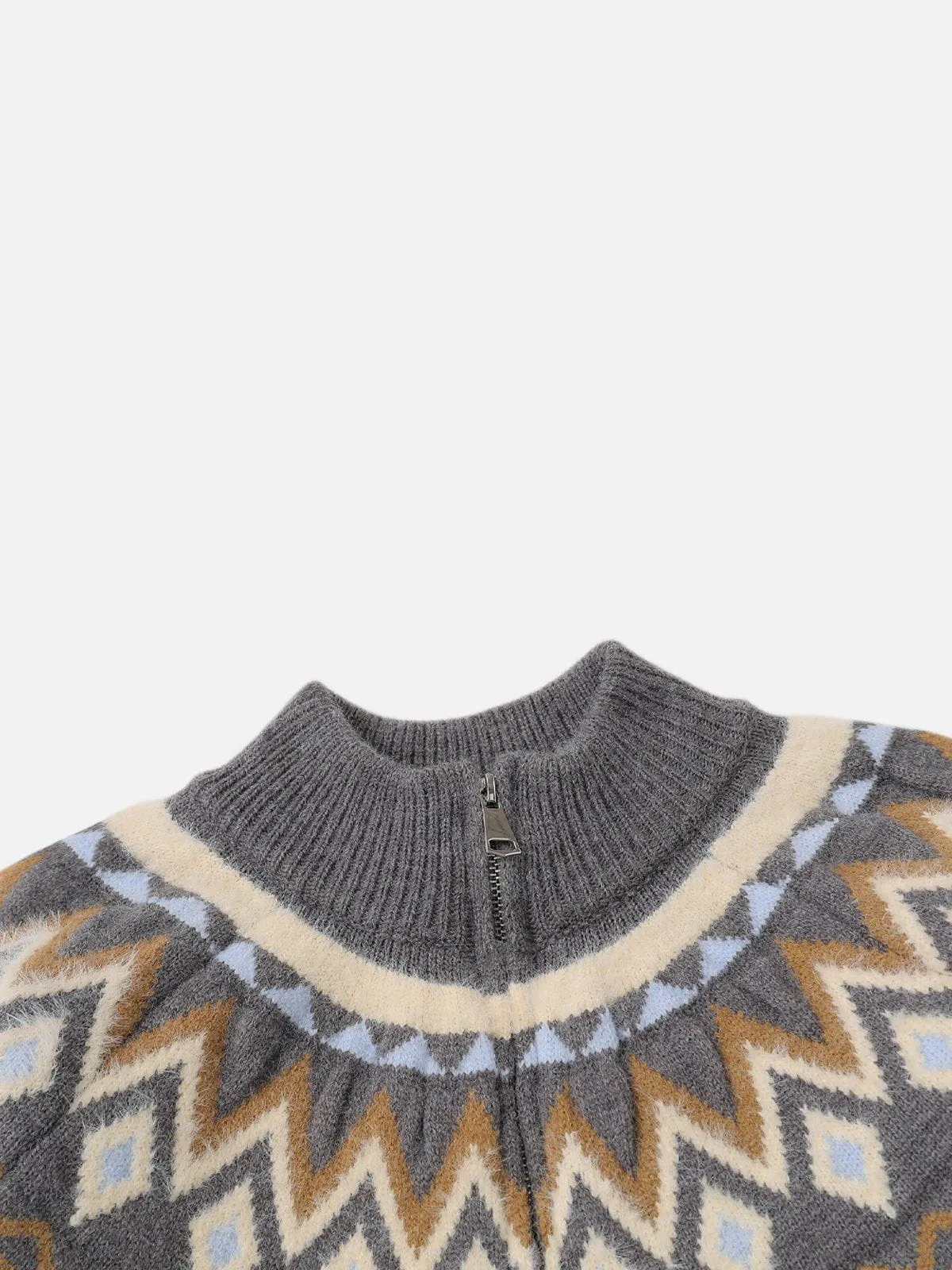 Aelfric Eden Fair Isle Turtleneck Cardigan sold by Aelfric Eden product image thumbnail 4