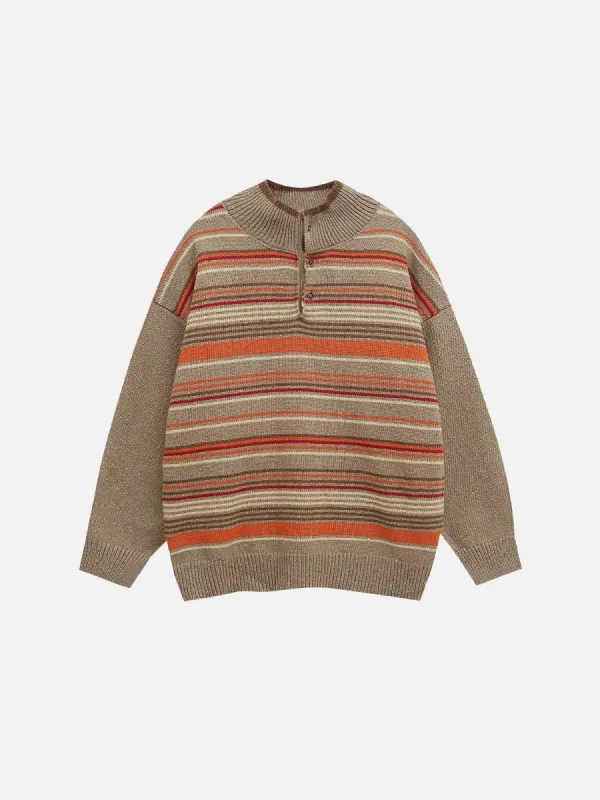 Aelfric Eden Button Neck Wool Sweater sold by Aelfric Eden