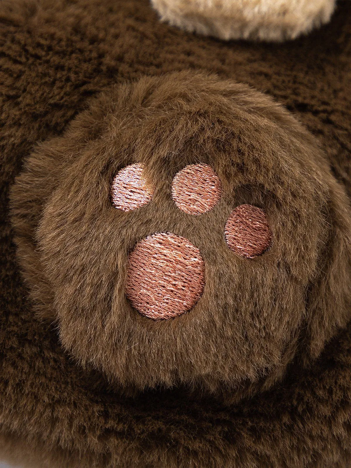 Aelfric Eden Cute Bear Bag Sherpa Coat sold by Aelfric Eden product image thumbnail 4