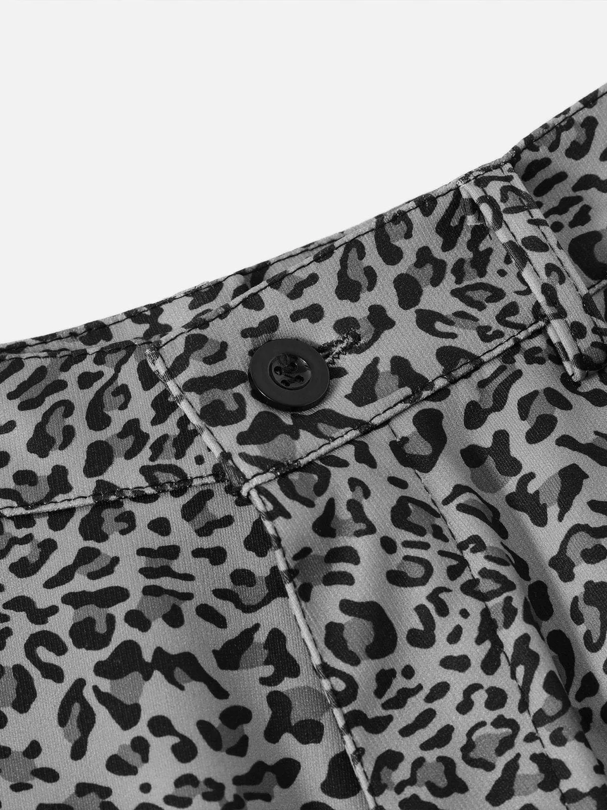 Aelfric Eden Grey Leopard Print Loose Jeans sold by Aelfric Eden product image thumbnail 3
