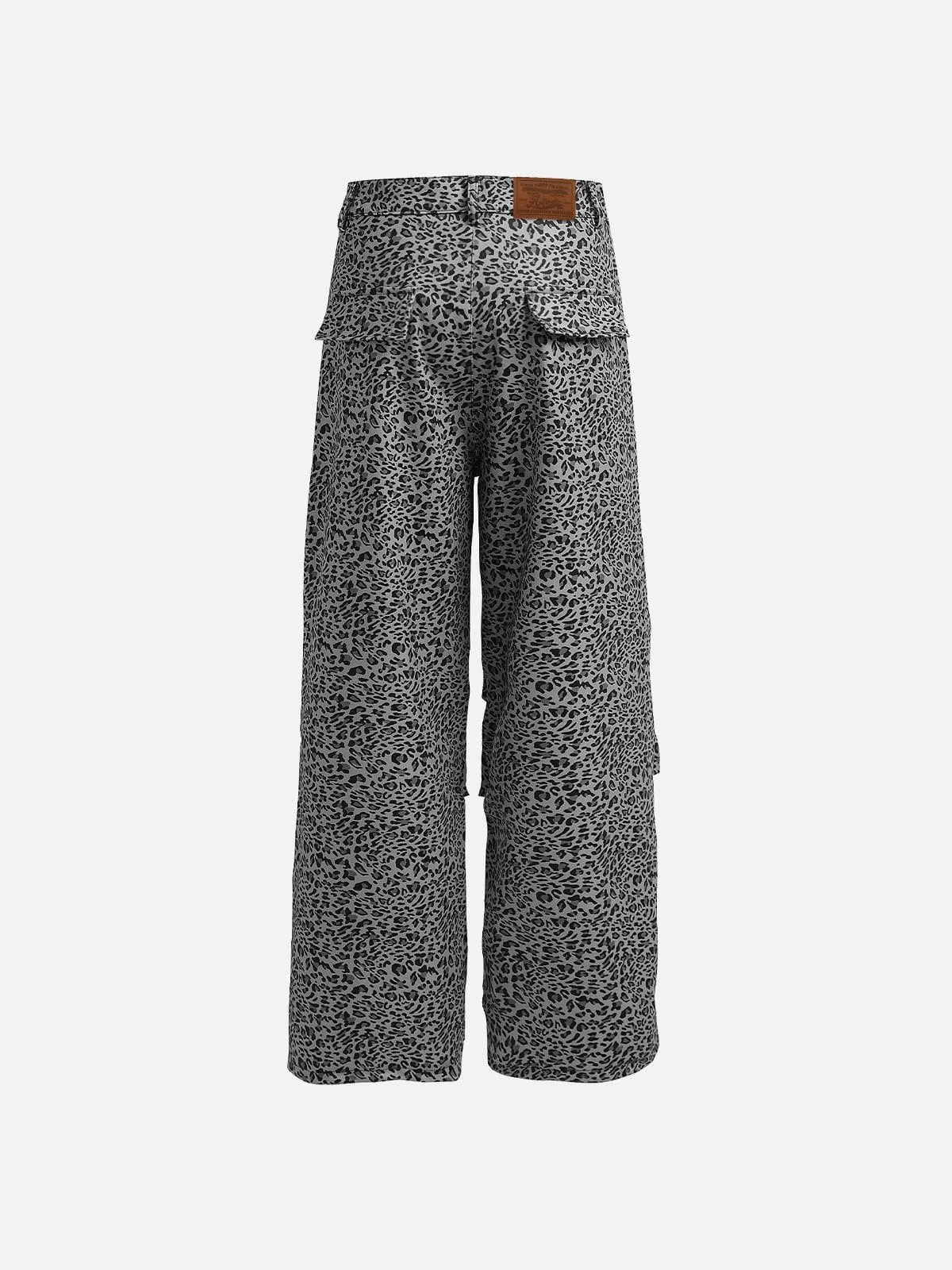 Aelfric Eden Grey Leopard Print Loose Jeans sold by Aelfric Eden product image thumbnail 2