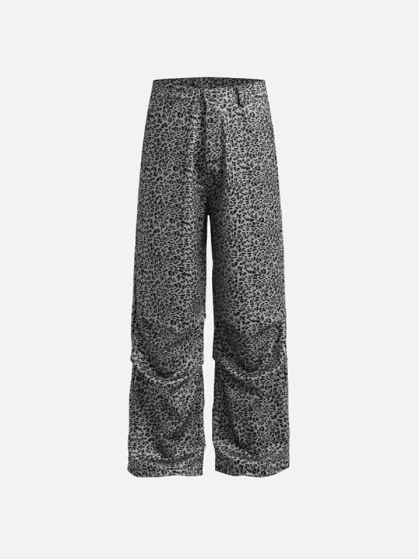 Aelfric Eden Grey Leopard Print Loose Jeans sold by Aelfric Eden