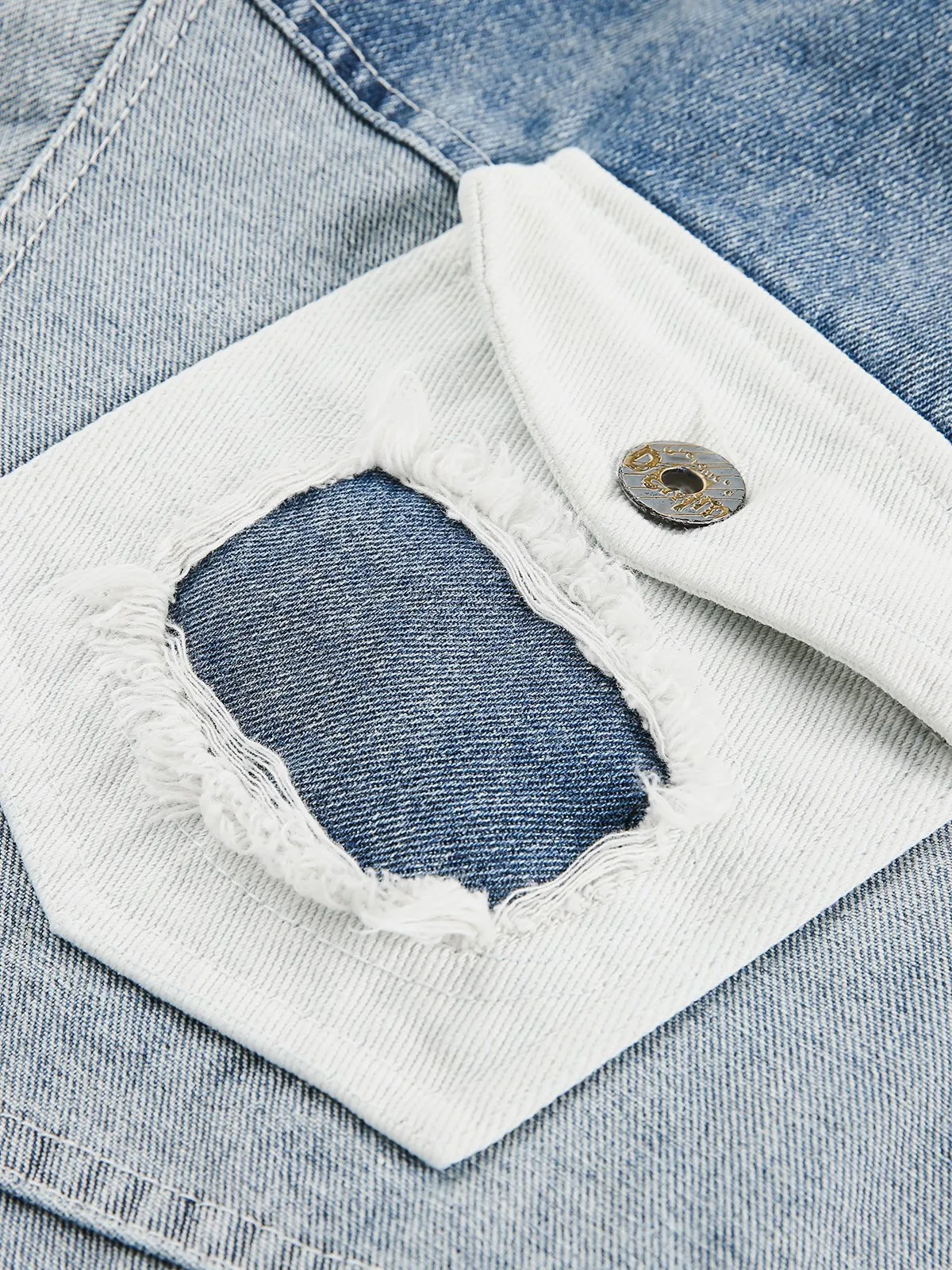 Aelfric Eden Tassel Denim Coat sold by Aelfric Eden product image thumbnail 3