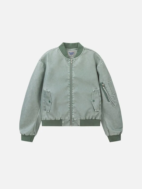 Aelfric Eden Washed Bomber Jacket sold by Aelfric Eden