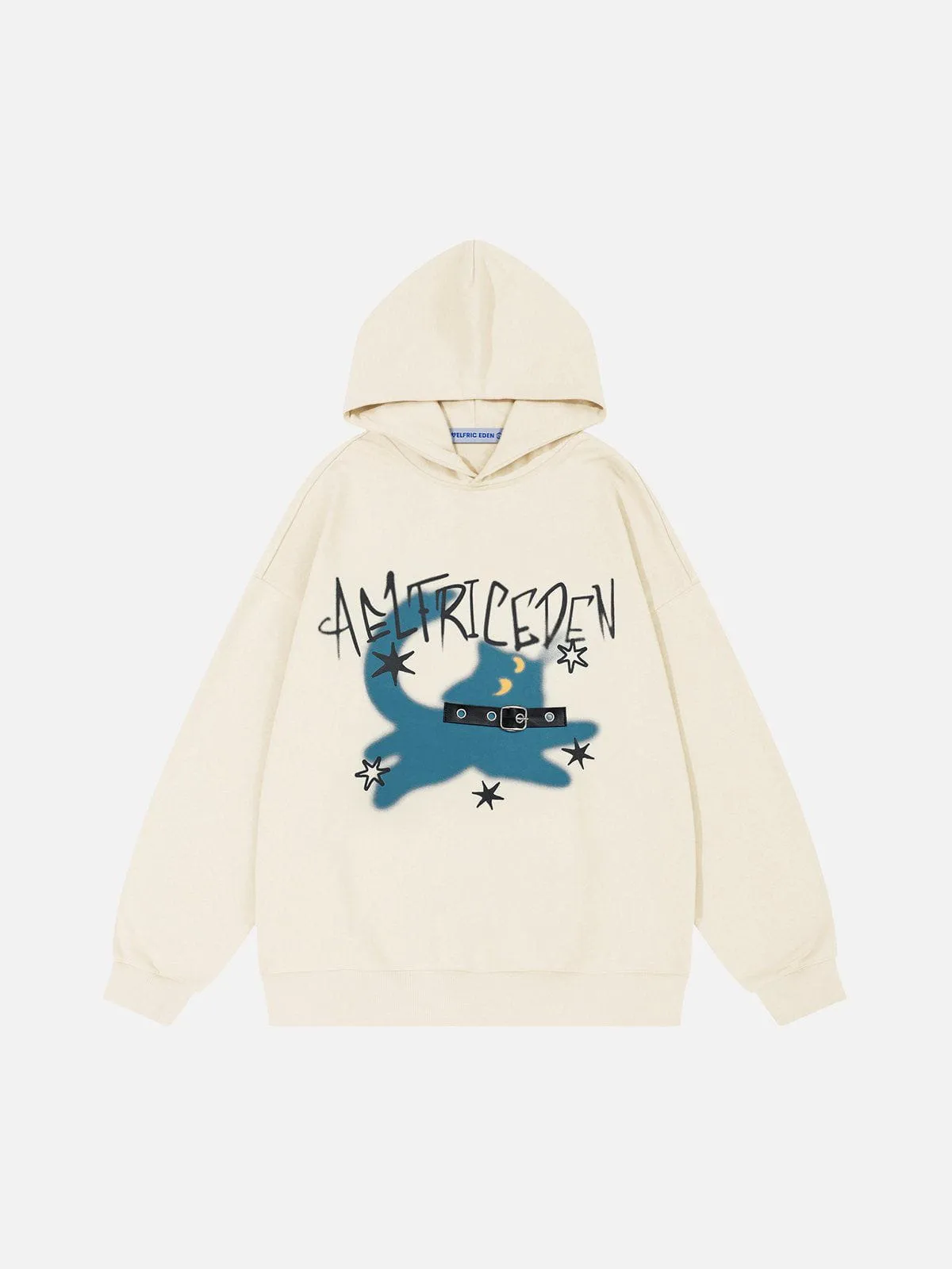 Aelfric Eden Blurring Cat Print Hoodie sold by Aelfric Eden