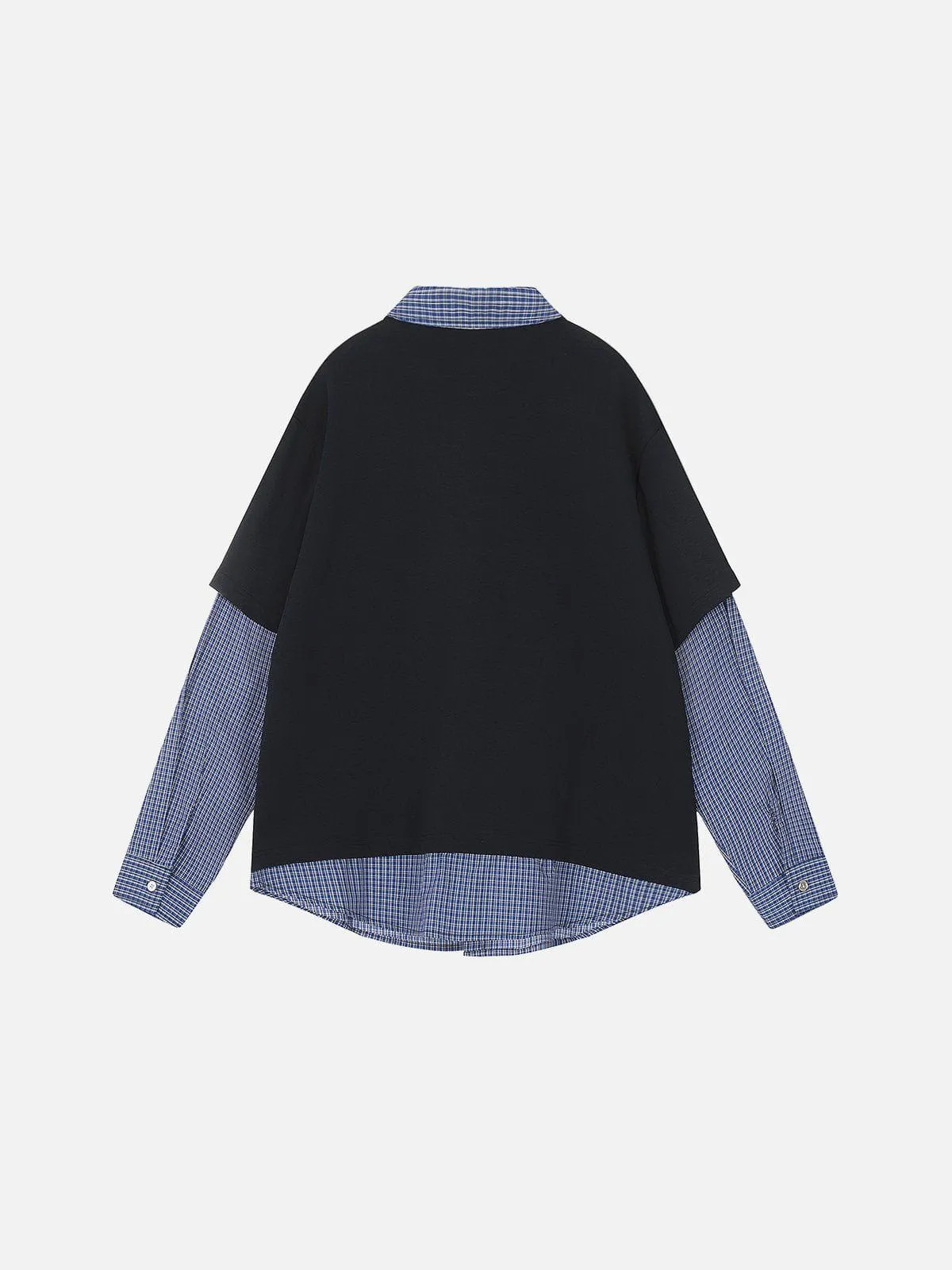 Aelfric Eden Double Layer Polo Long Sleeve Tee sold by Aelfric Eden product image thumbnail 3